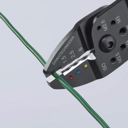 Pinzas para engarzar terminales Negro KNIPEX6